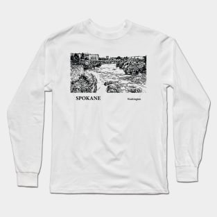 Spokane - Washington Long Sleeve T-Shirt